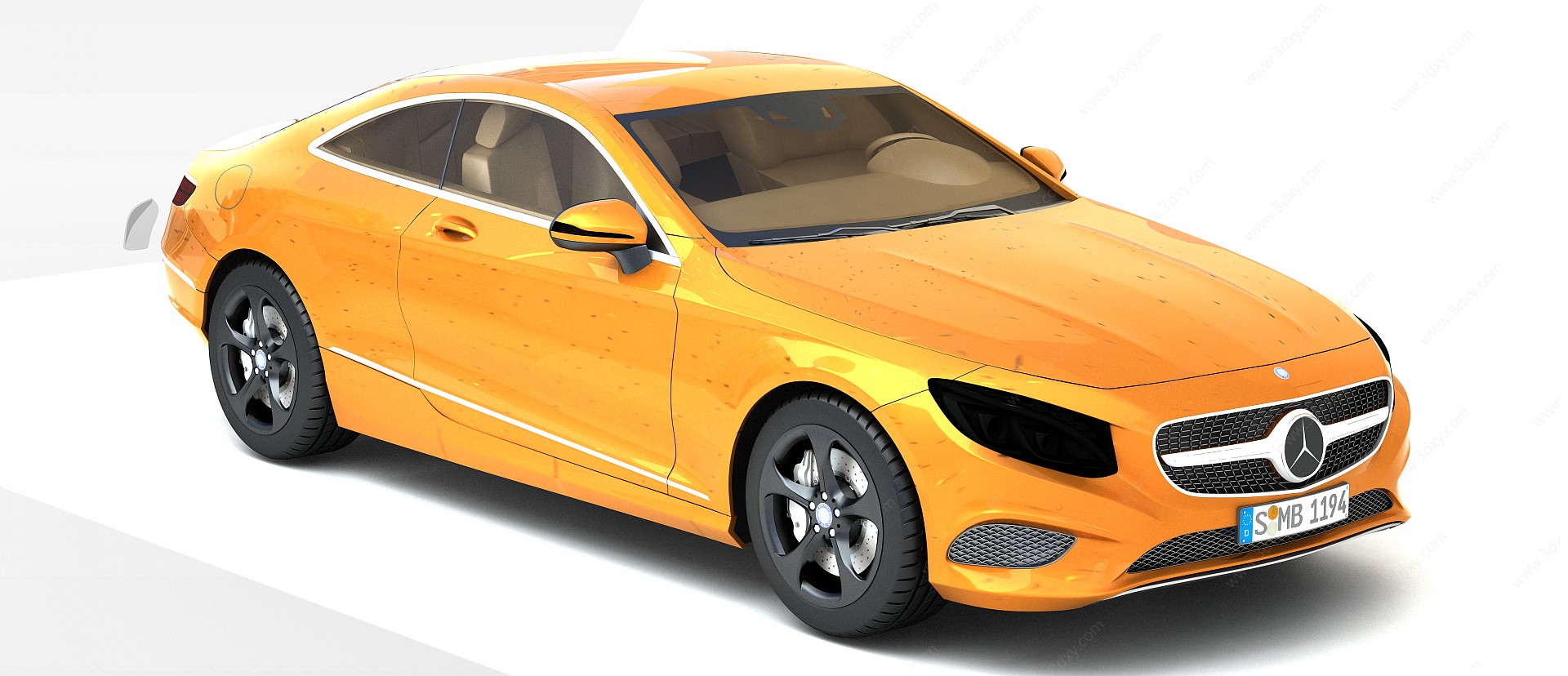 奔驰Coupe跑车3D模型