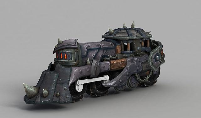 魔兽世界战车3D模型