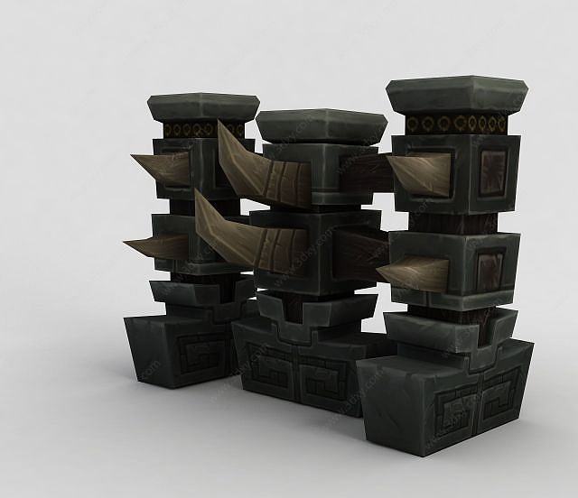 魔兽世界游戏道具3D模型