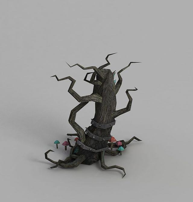 魔兽世界怪树3D模型