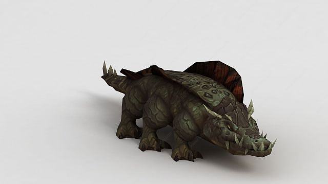 魔兽世界鳄鱼坐骑3D模型