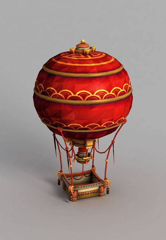 魔兽世界热气球3D模型