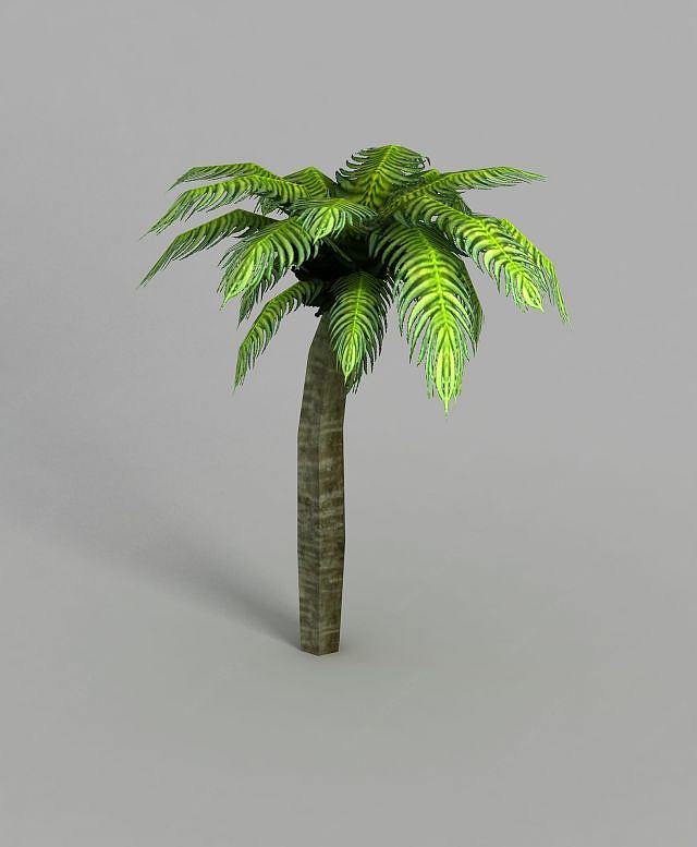 魔兽世界热带树装饰3D模型