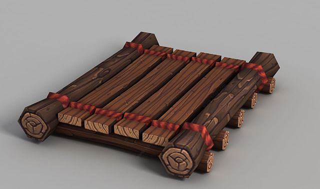 魔兽世界木筏3D模型