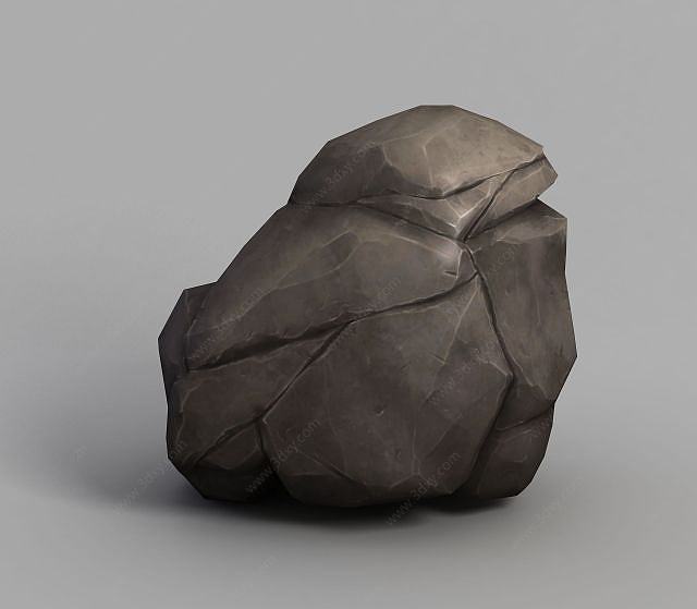 魔兽世界石头3D模型