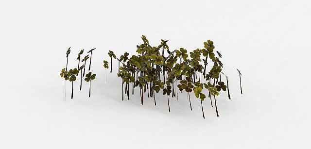 魔兽世界三叶草场景装饰3D模型