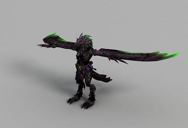 魔兽世界鹰嘴兽人3D模型