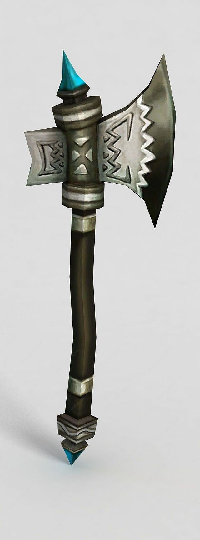 龙之谷斧头锤子武器3D模型