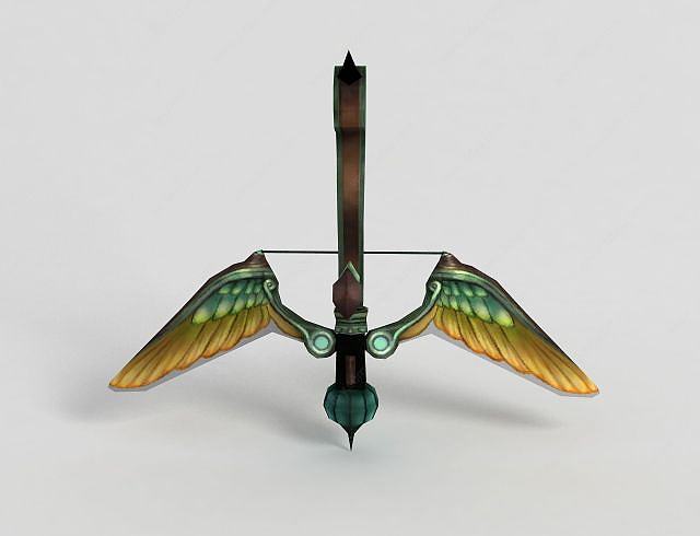 龙之谷游戏武器3D模型