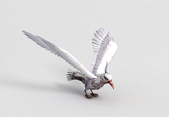 洪荒游戏白海鸥3D模型