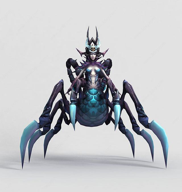洪荒游戏蝎子精3D模型