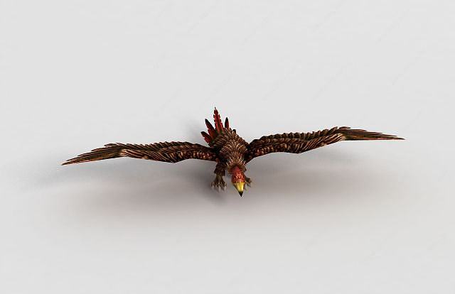 洪荒游戏秃鹫3D模型