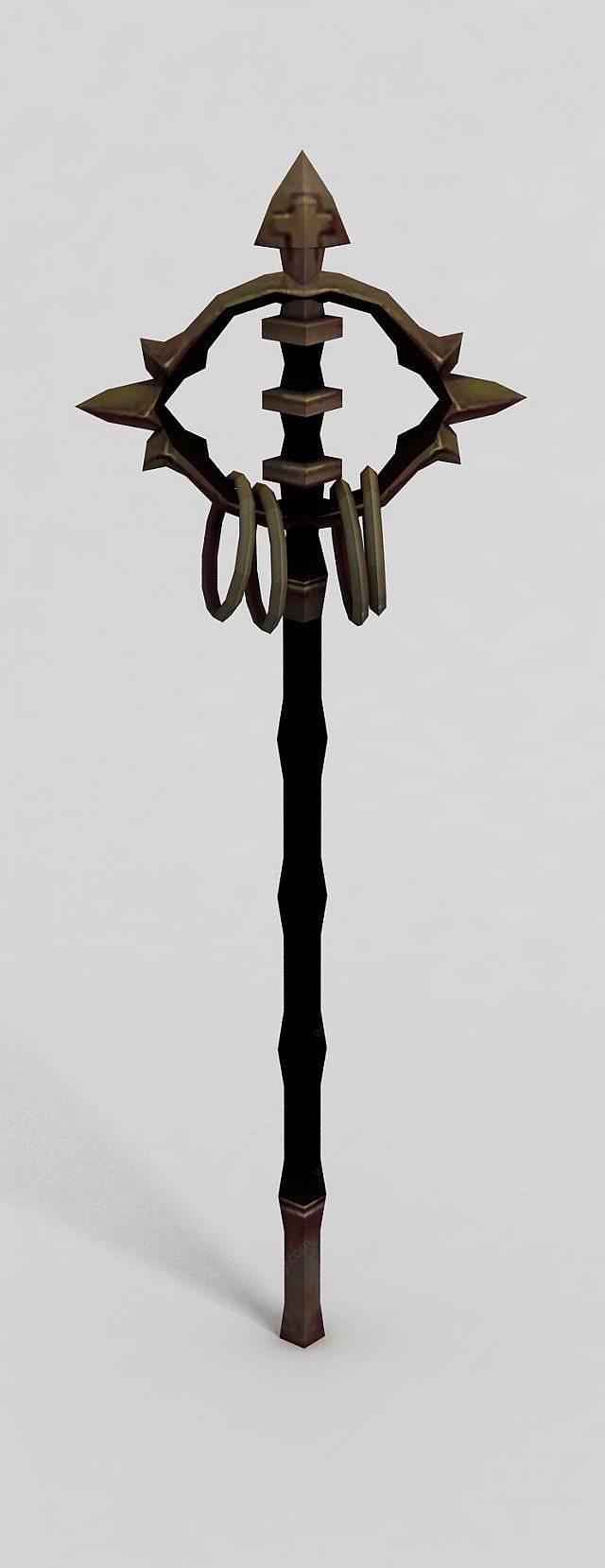 龙之谷武器法杖3D模型