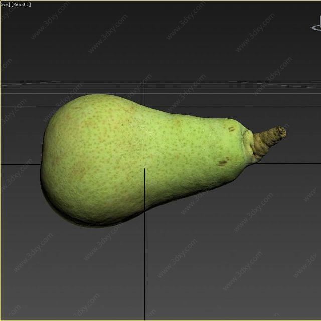 游戏食物梨3D模型