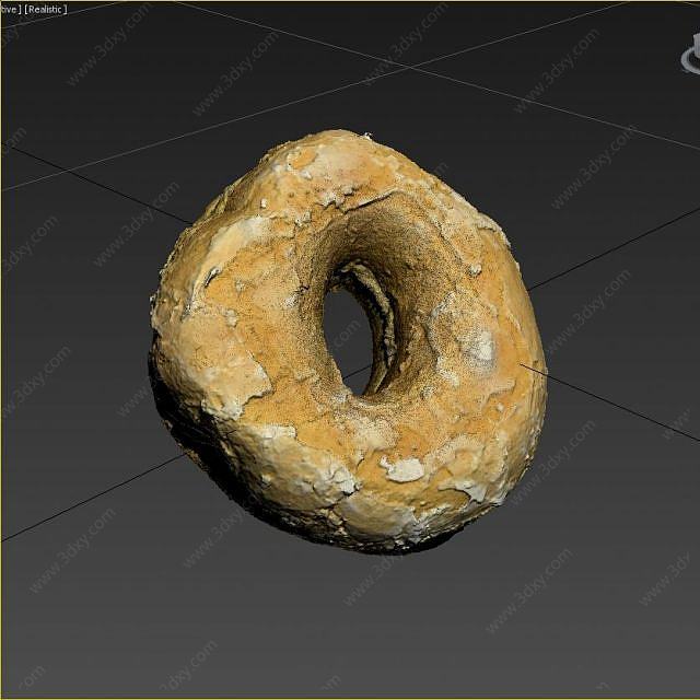 游戏食物甜甜圈3D模型