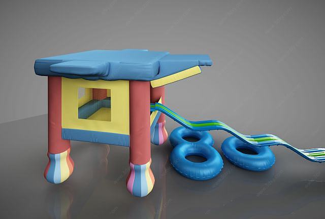 幼儿游乐园游乐设施3D模型