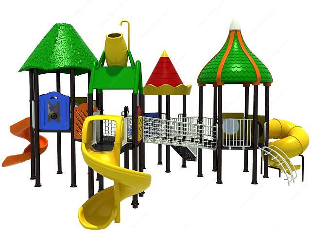 儿童游乐园3D模型