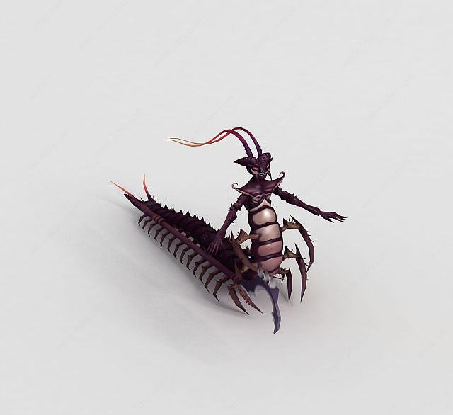 游戏角色螳螂3D模型