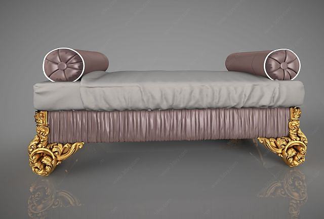 欧式沙发凳子3D模型