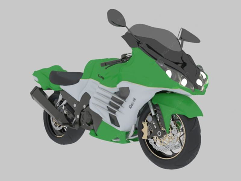 川崎摩托中国Kawasaki3D模型