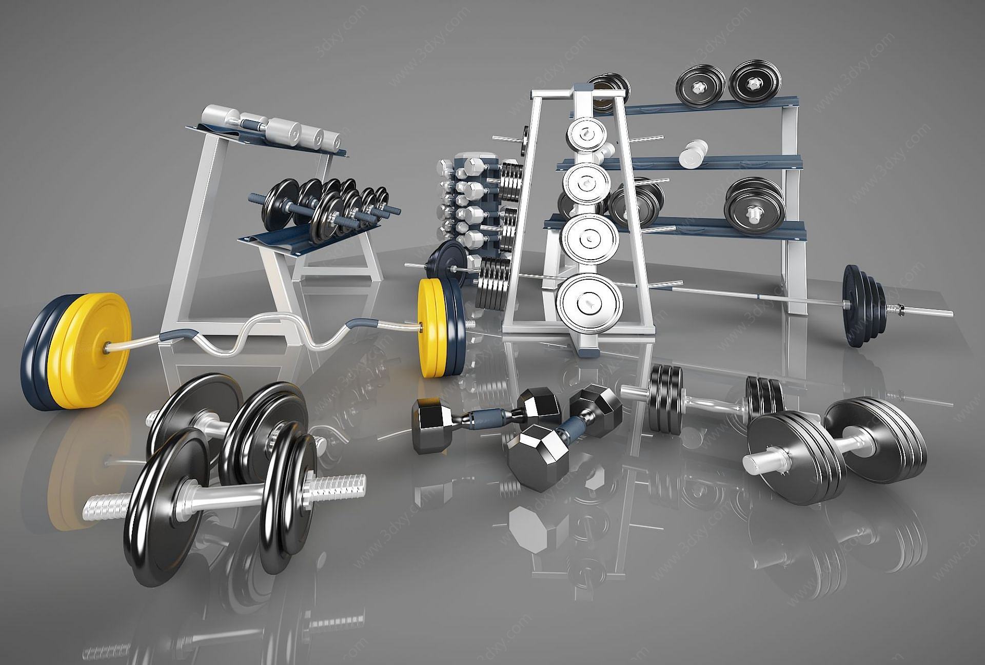 体育运动器材3D模型