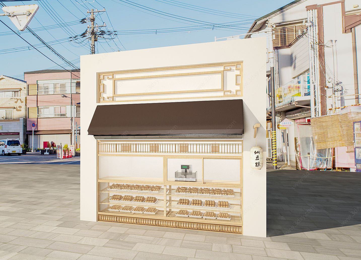 小店铺3D模型