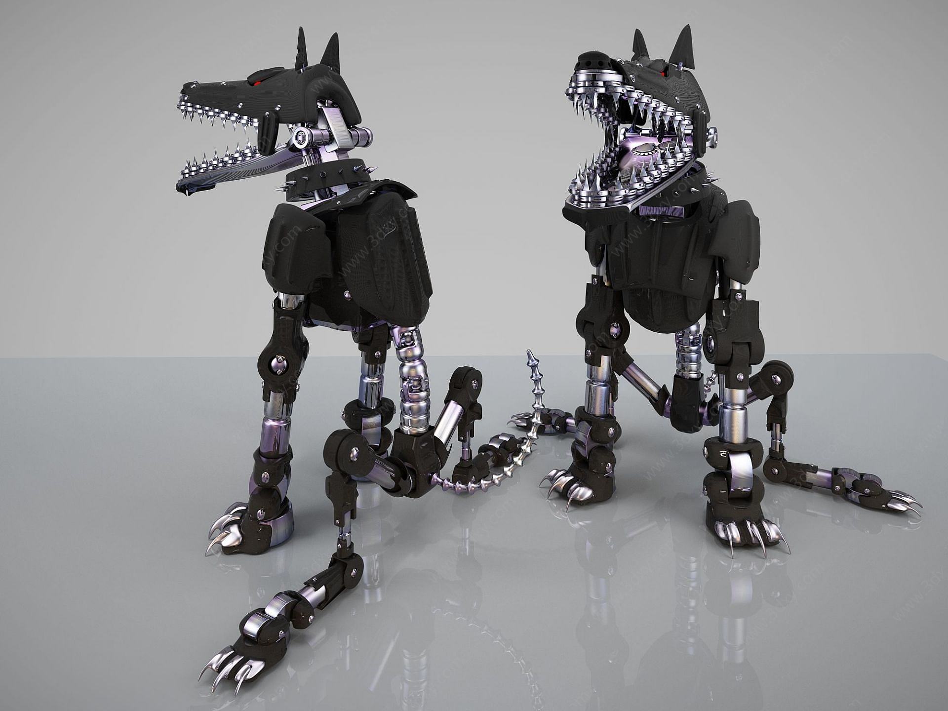 机械狼3D模型