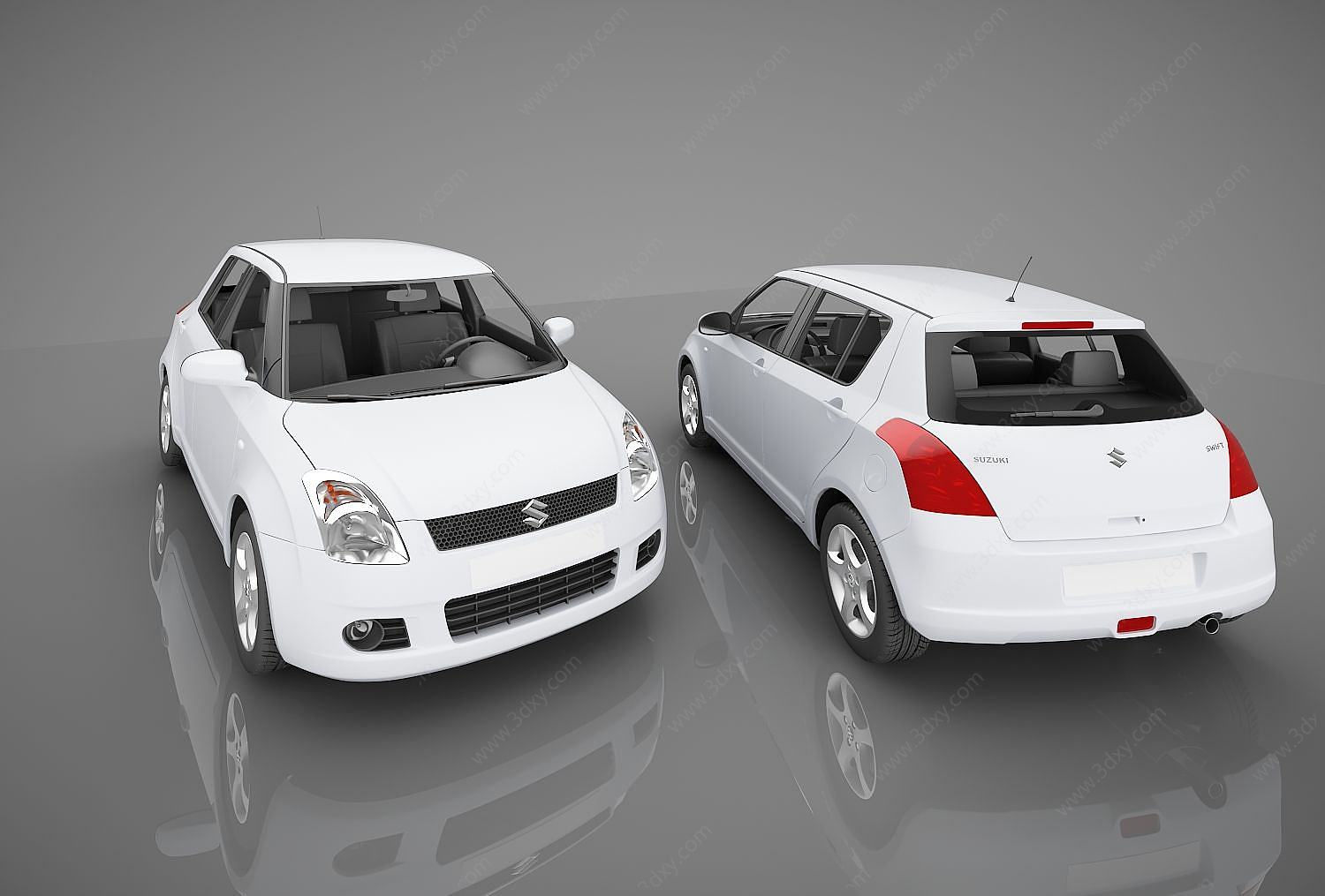 现代小汽车3D模型