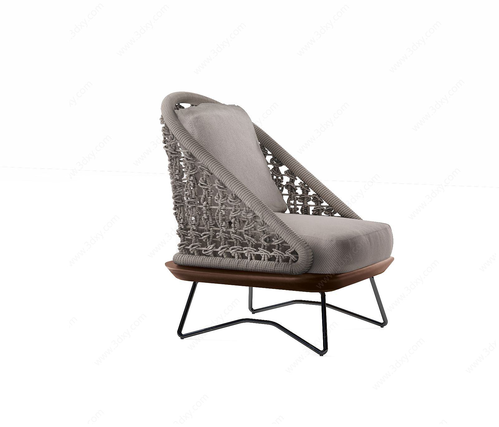 新式创意单椅3D模型