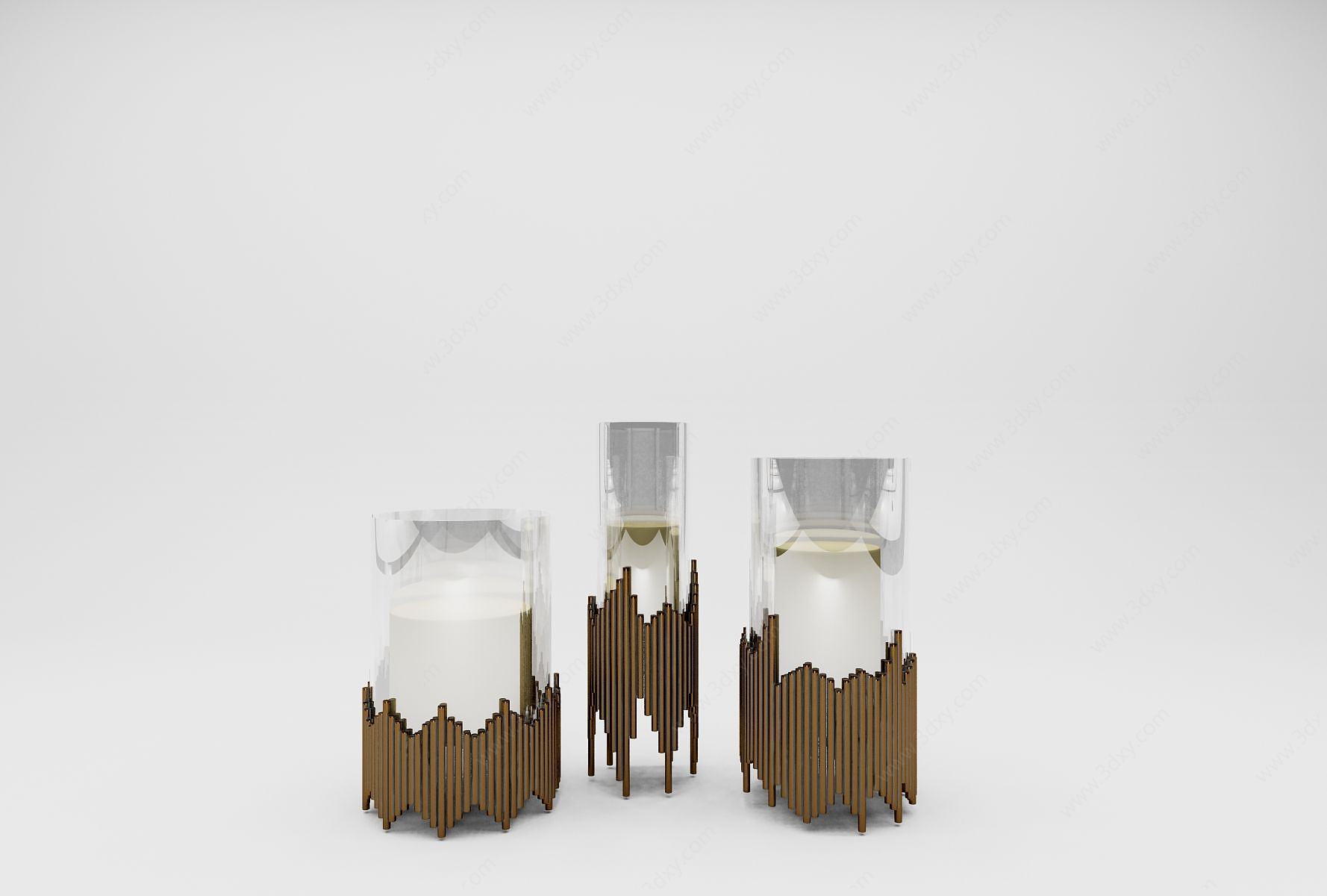 创意花瓶摆件工艺品3D模型