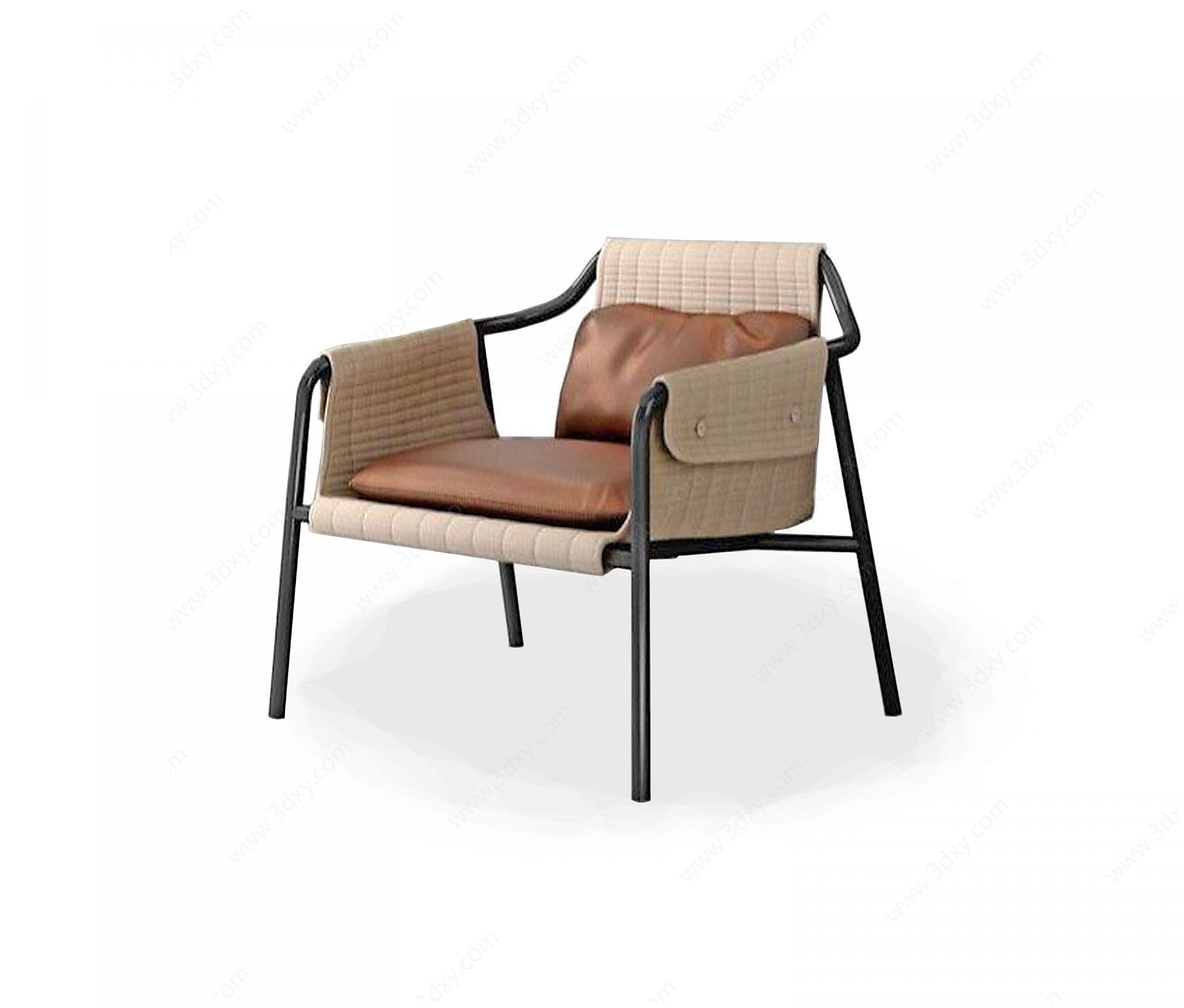 休闲椅单椅3D模型
