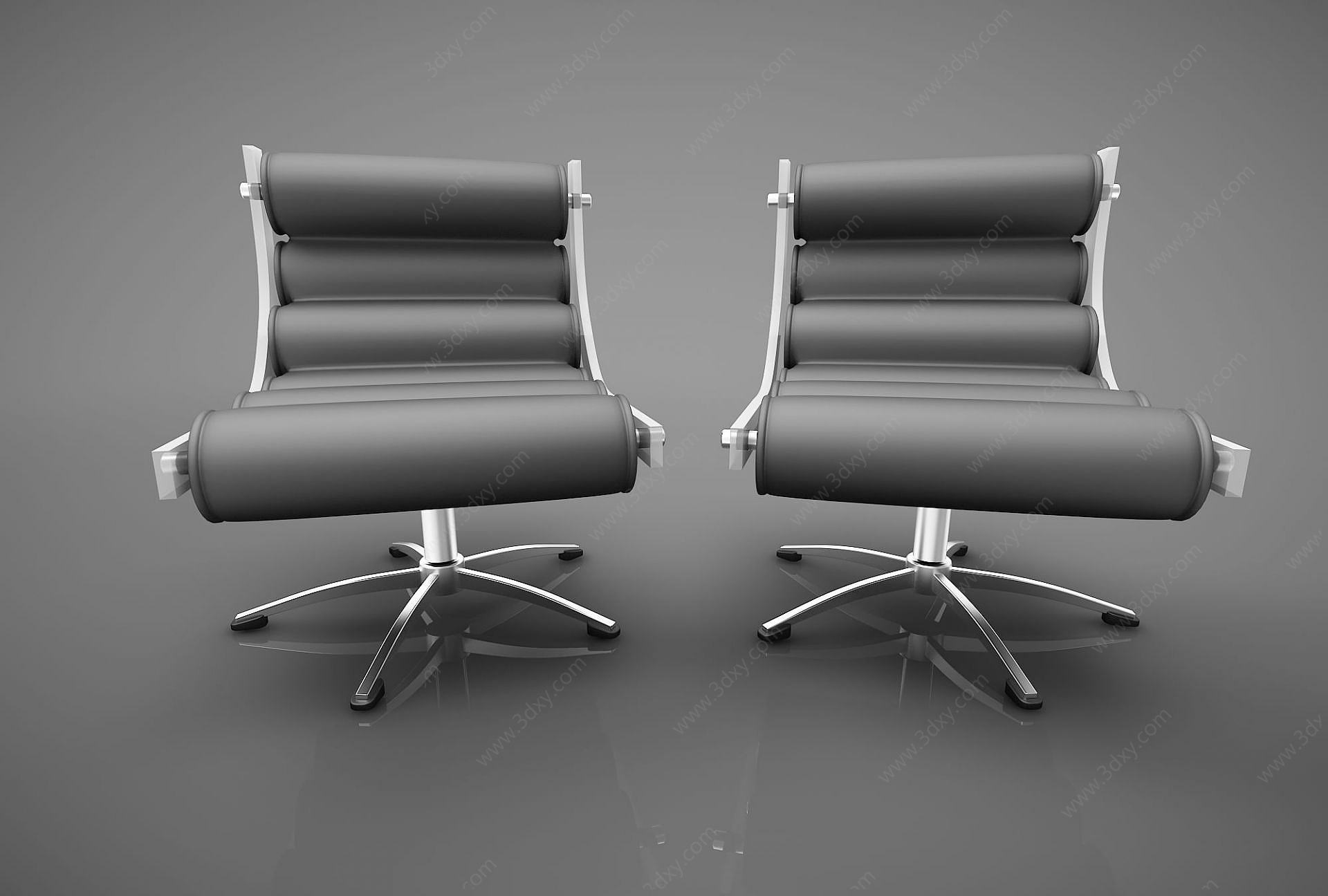 办公沙发3D模型