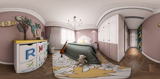 儿童卧室3D模型