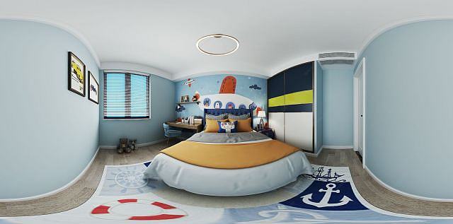 儿童卧室3D模型