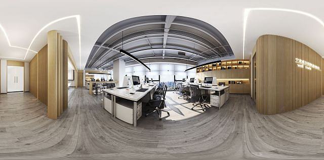 现代办公室3D模型