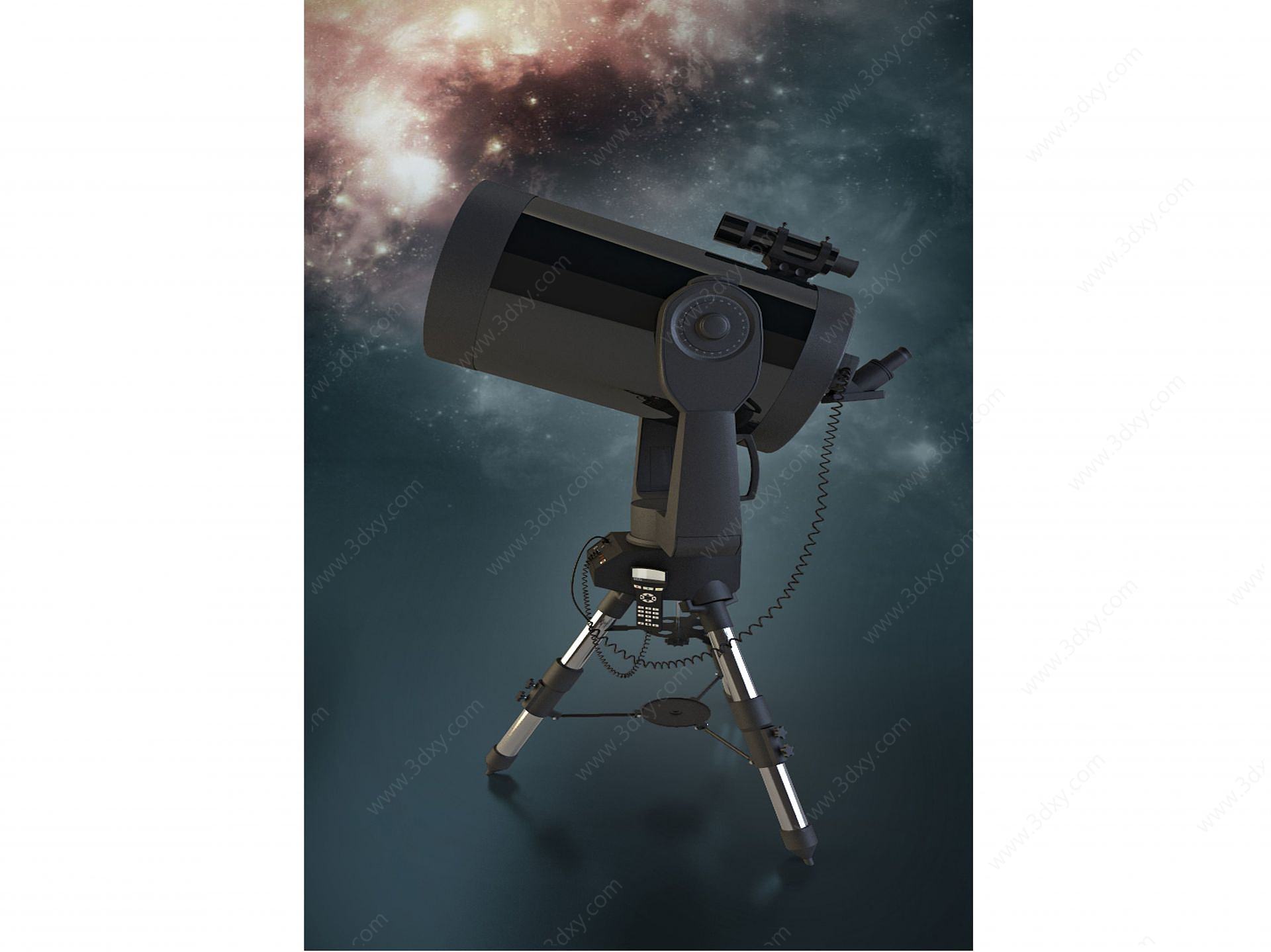 望远镜3D模型