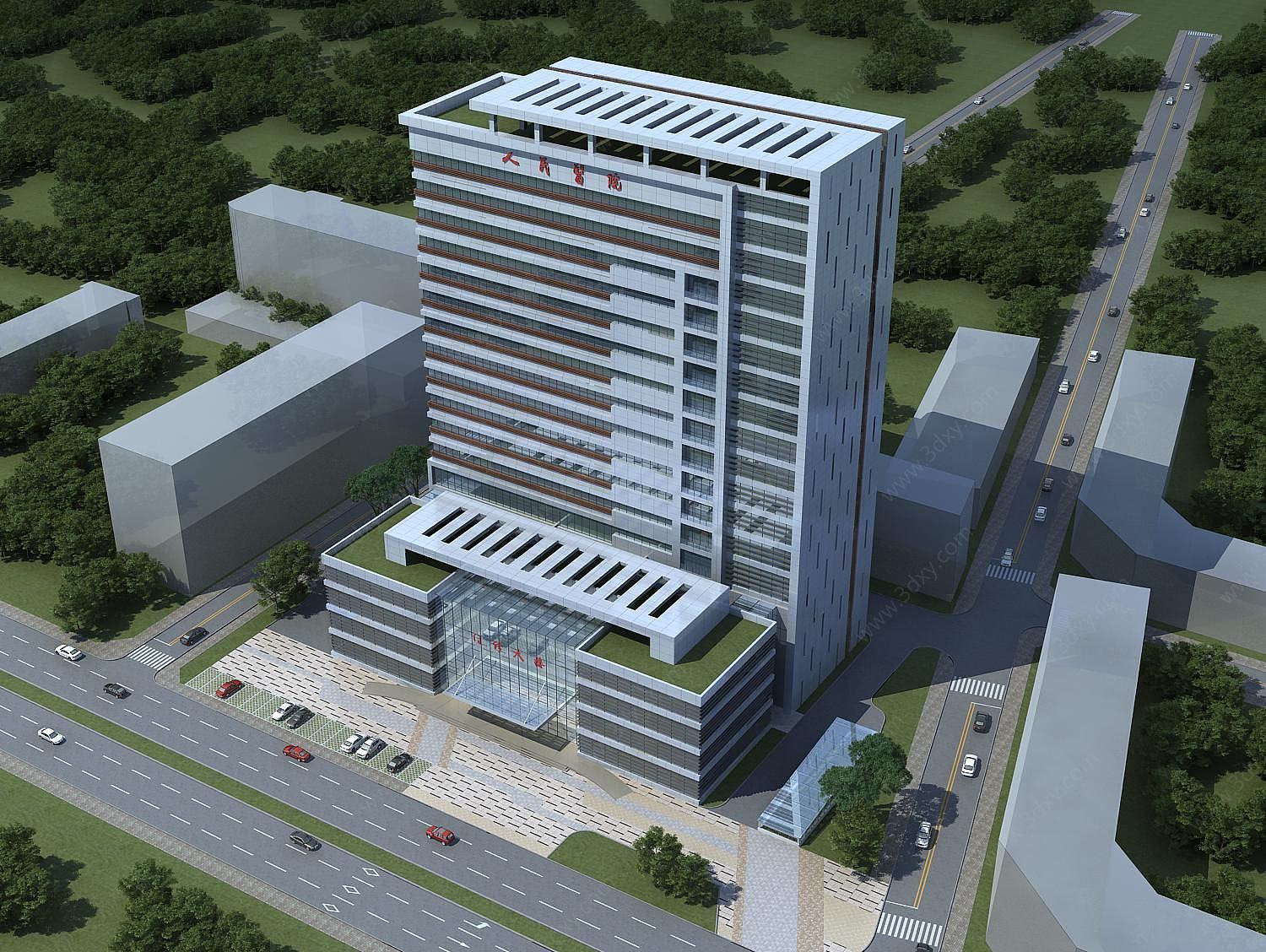 医院办公楼3D模型