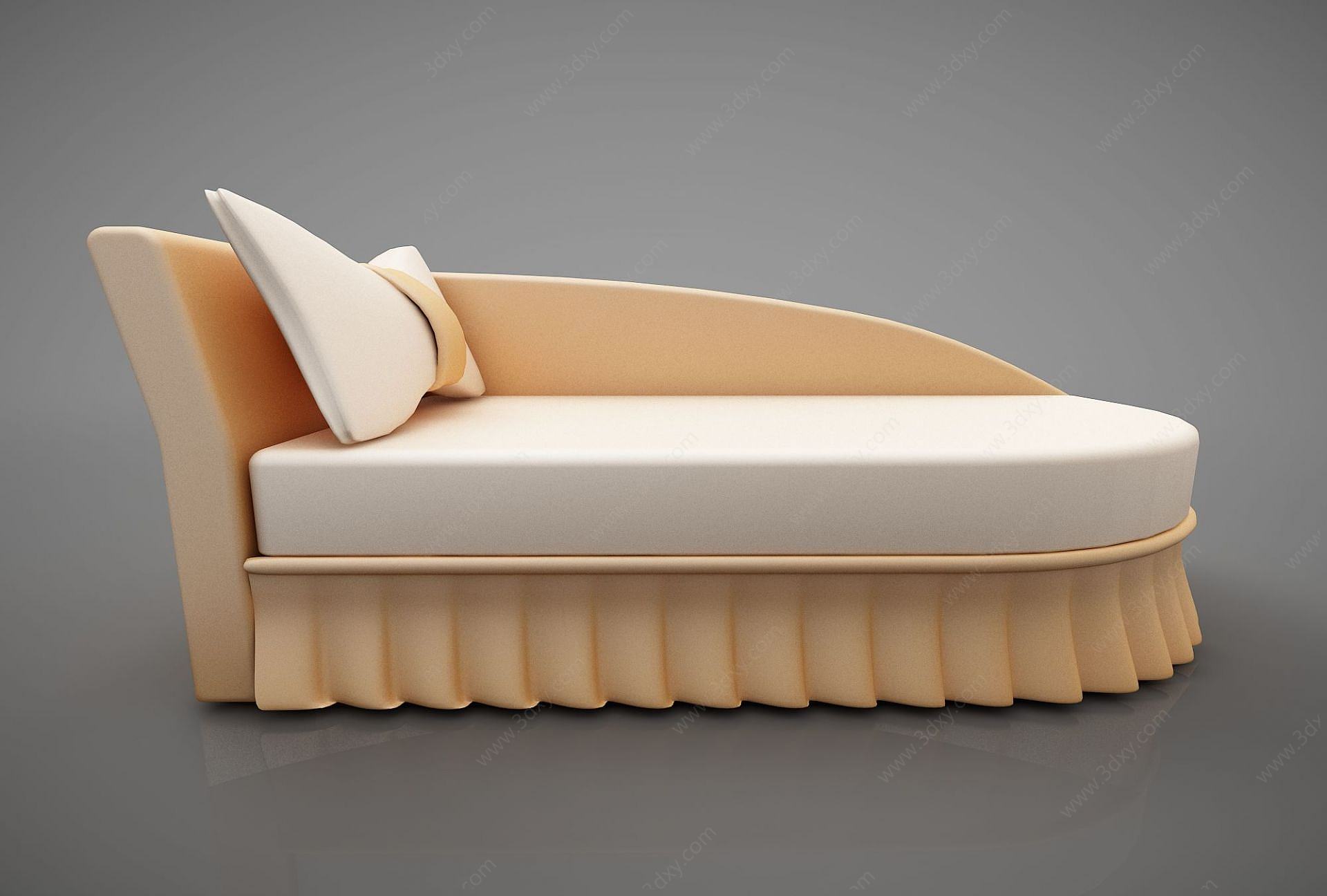 创意单人沙发3D模型