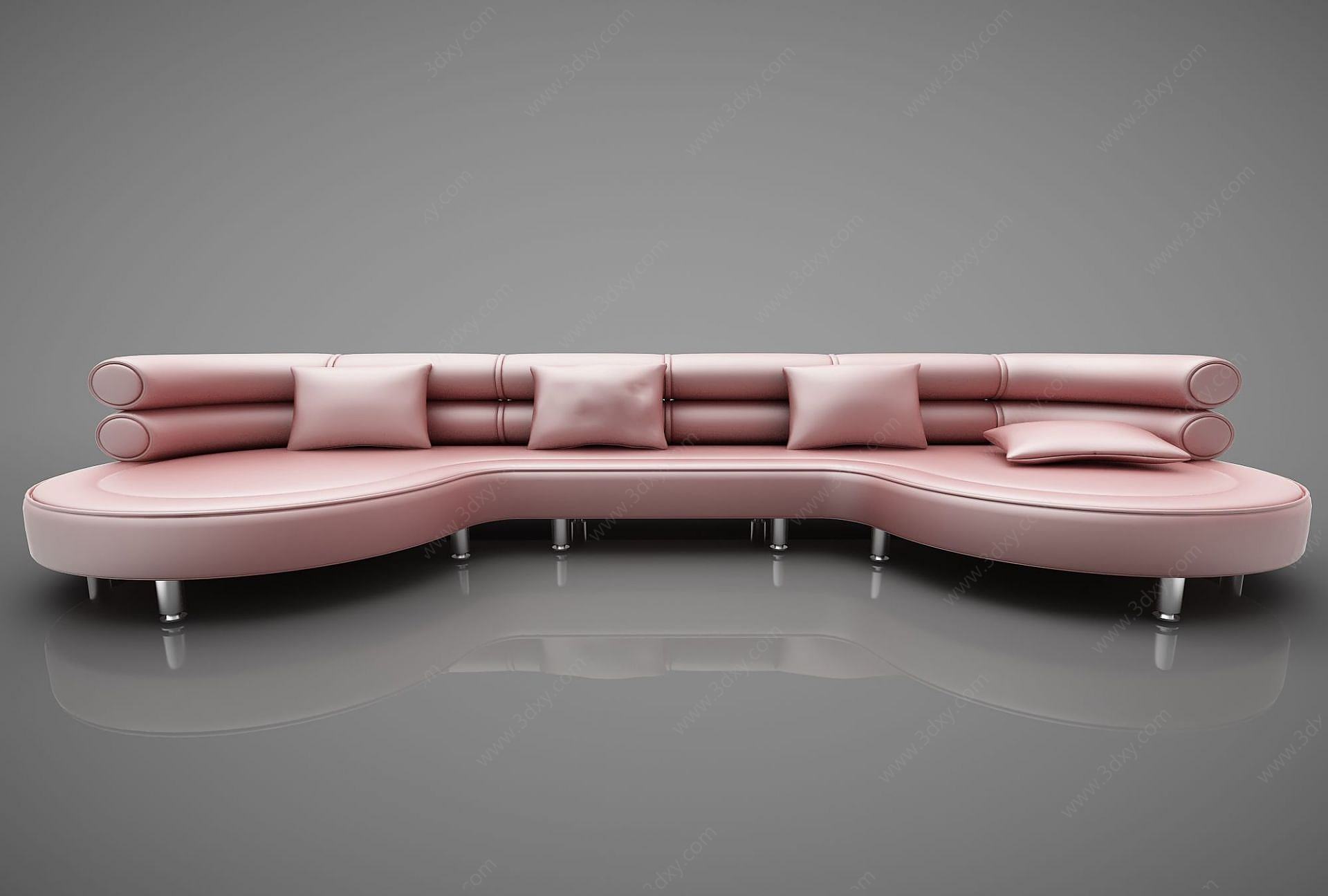 现代风格沙发3d模型