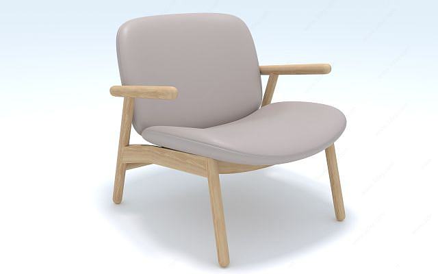 北欧简约椅子3D模型