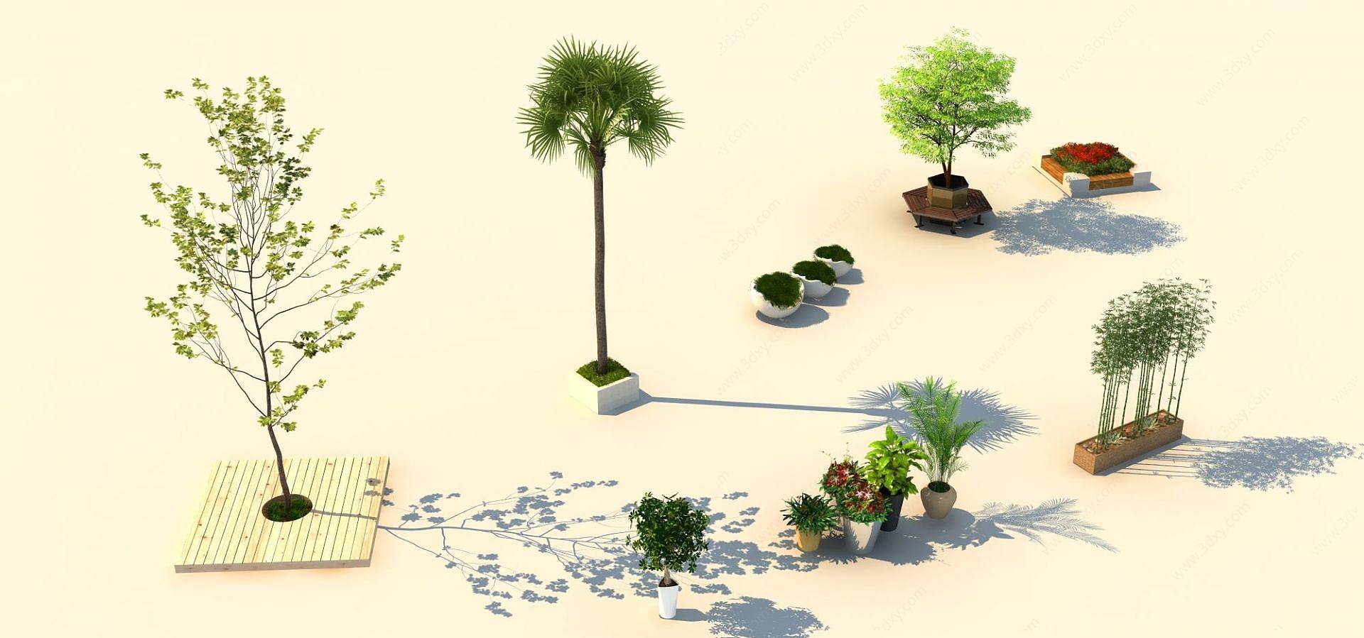 街景植物3D模型