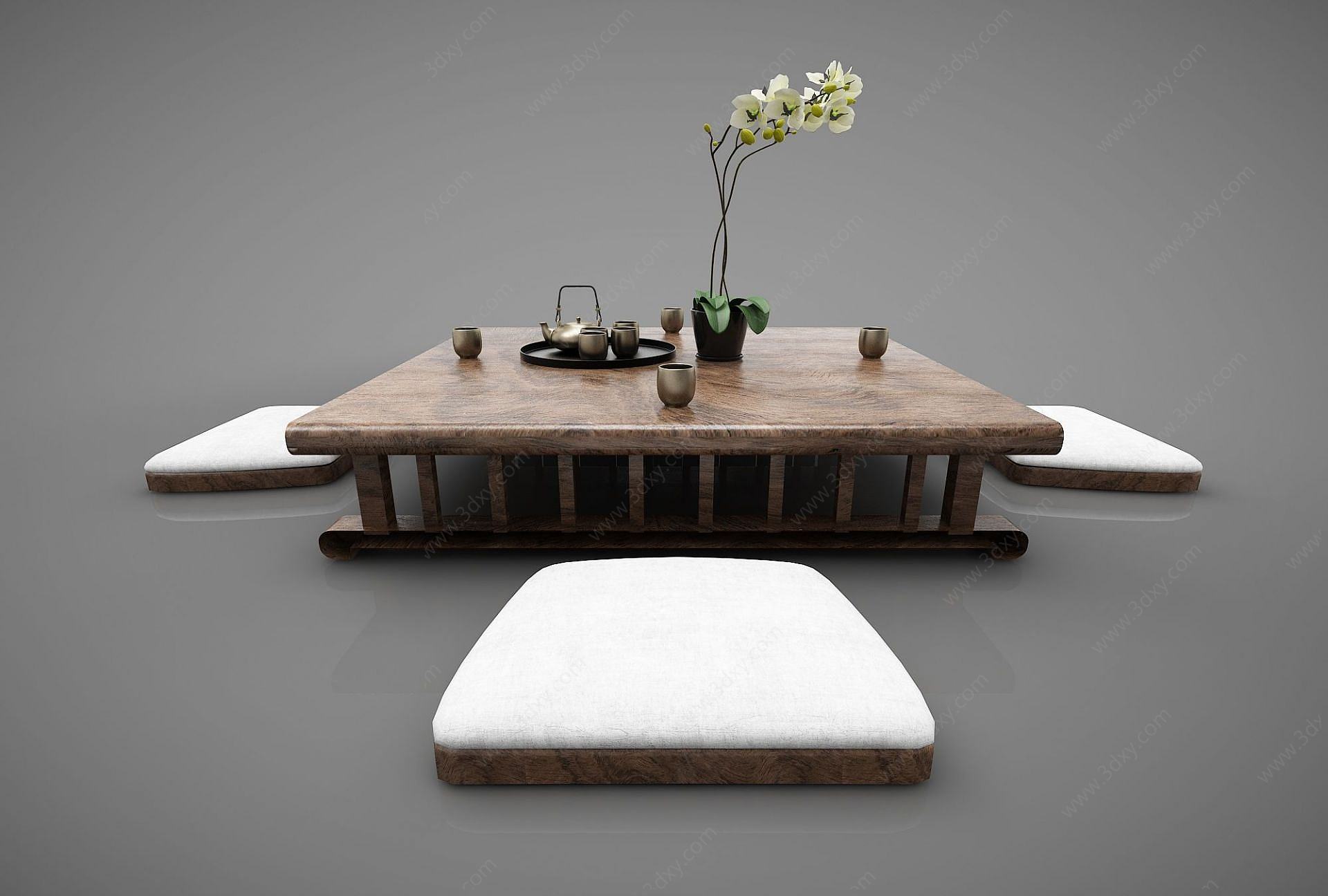茶桌3D模型