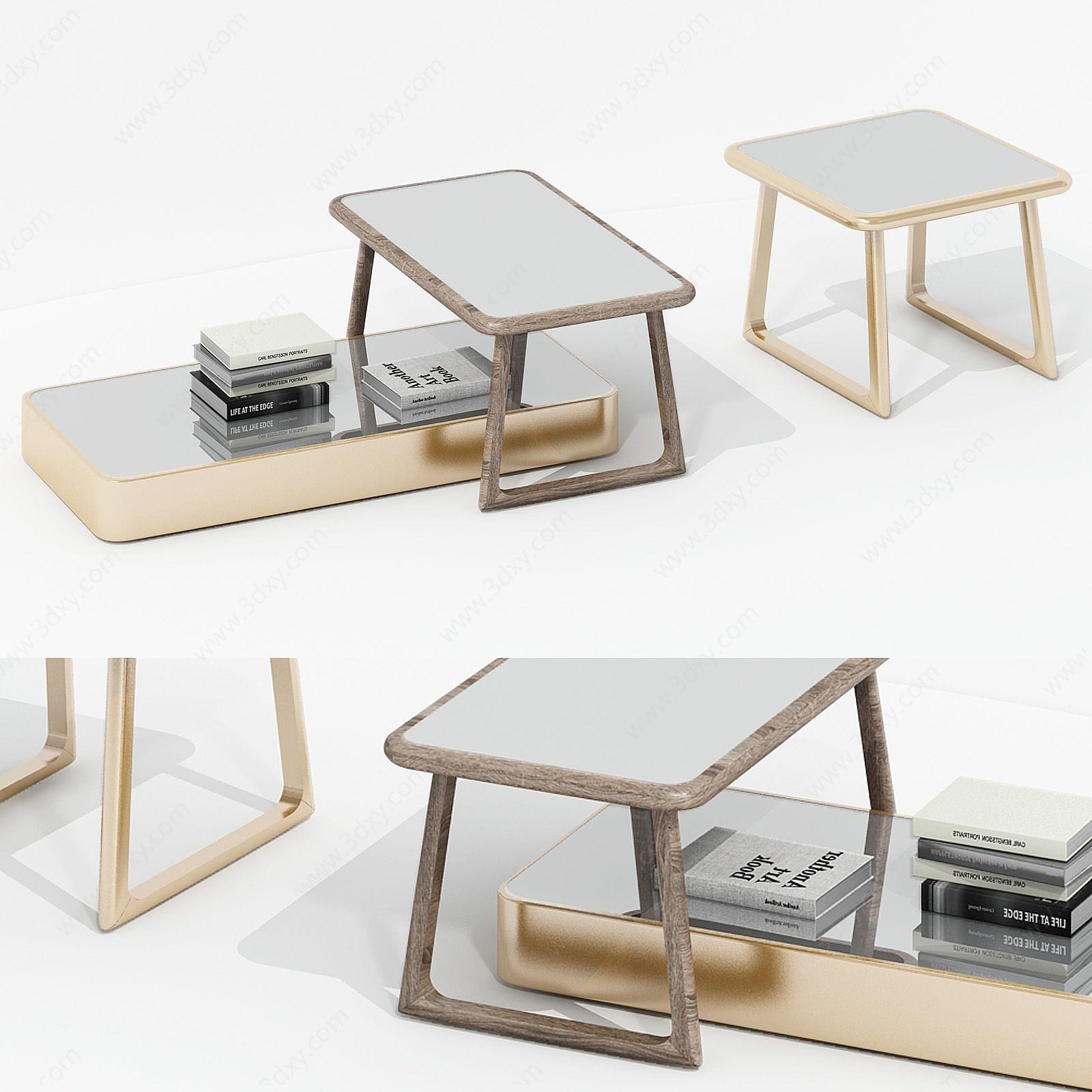 现代小桌子3D模型