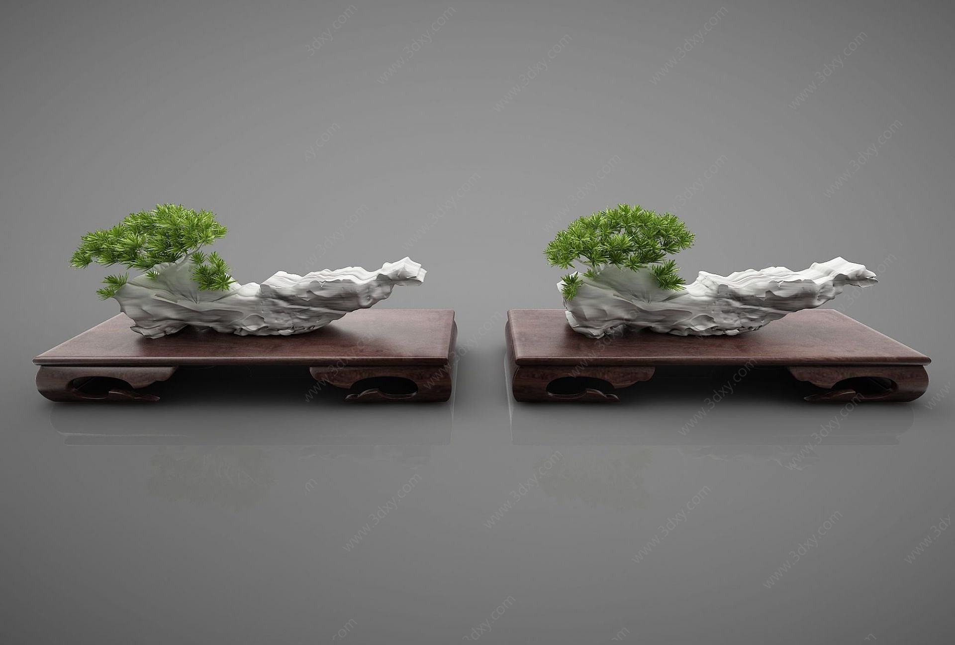 盆栽3D模型
