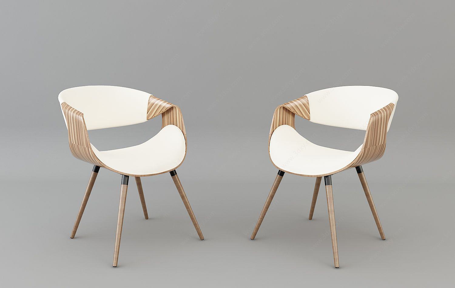 现代家具休闲椅3D模型