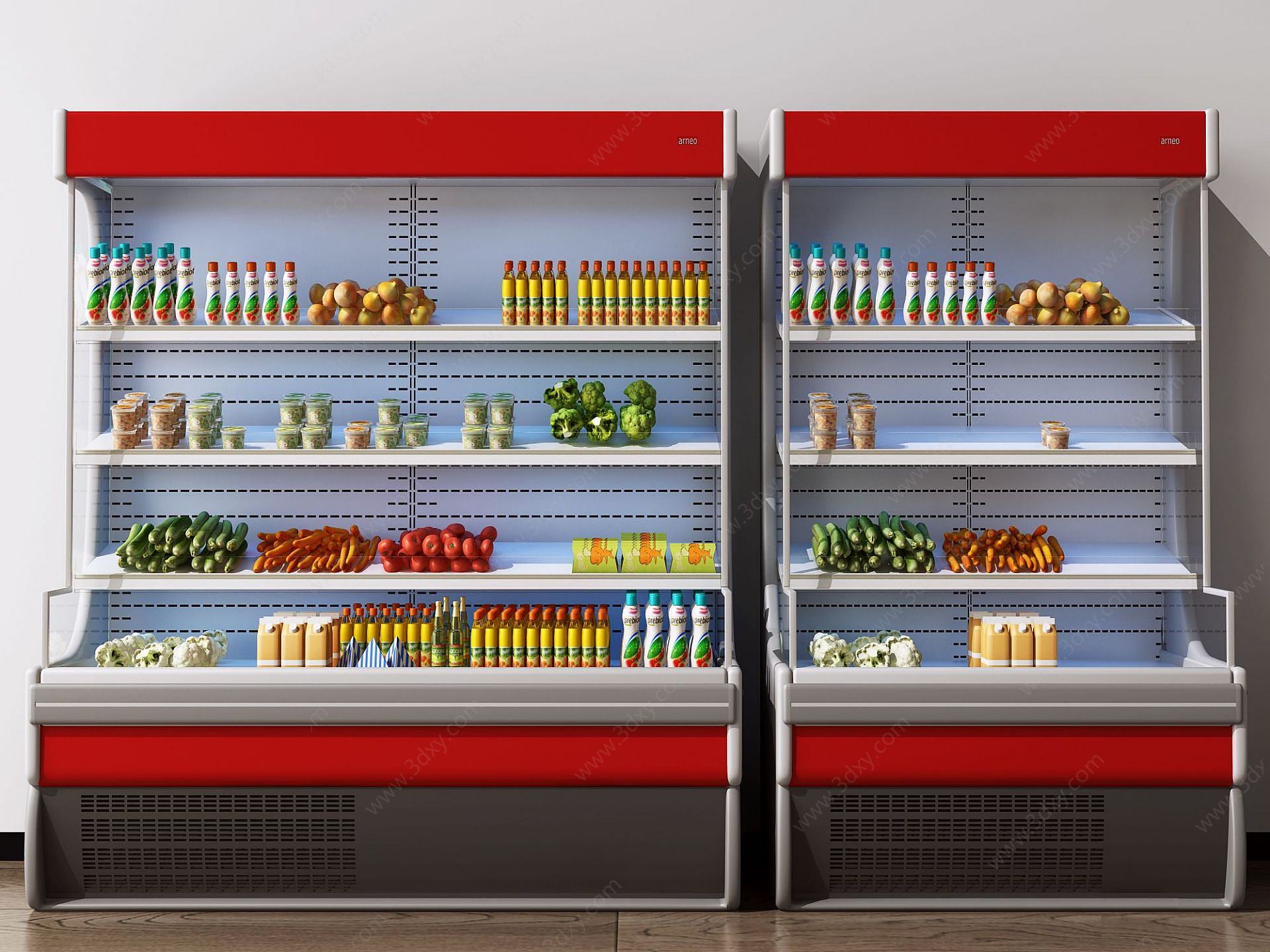 超市冷藏柜3D模型