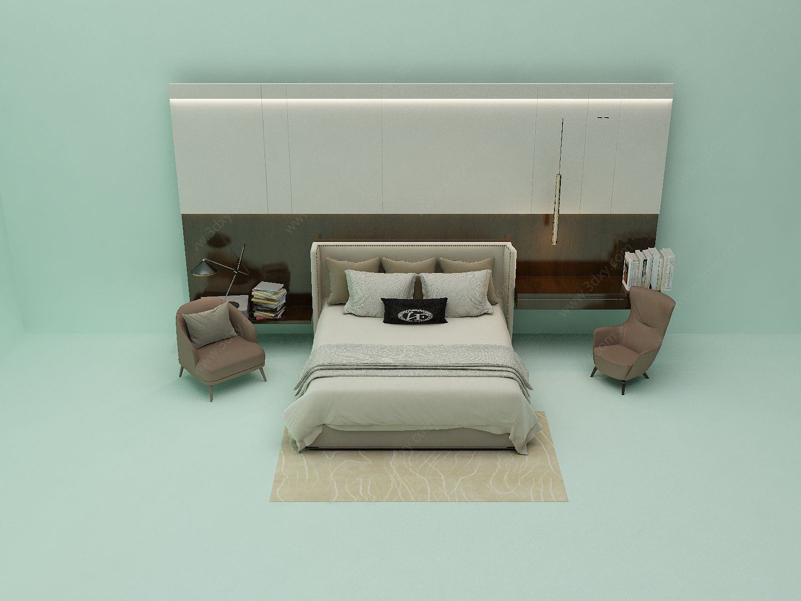 床及柜子3D模型