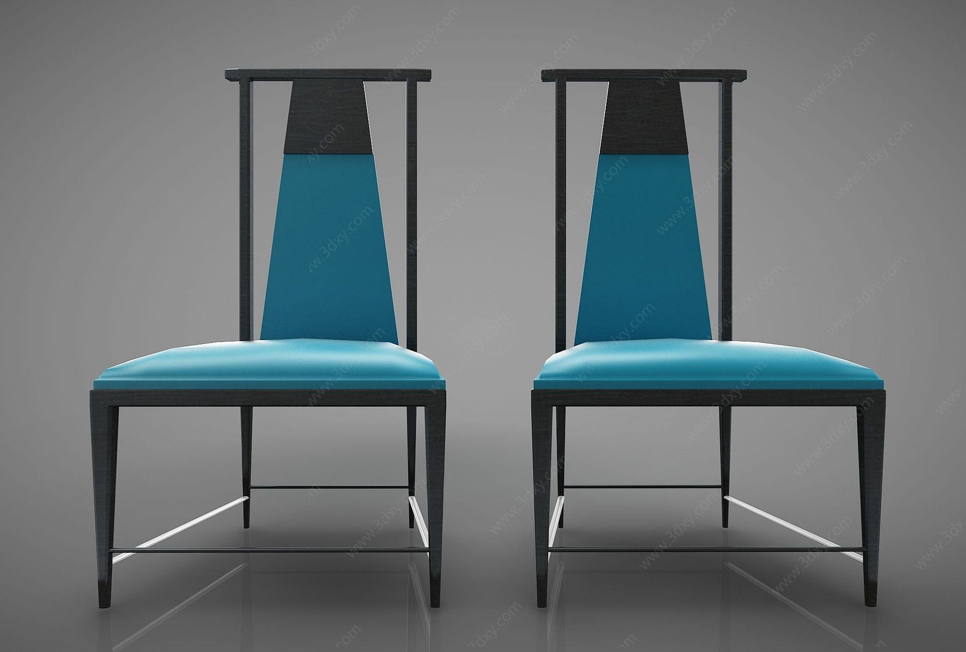 椅子组合3D模型