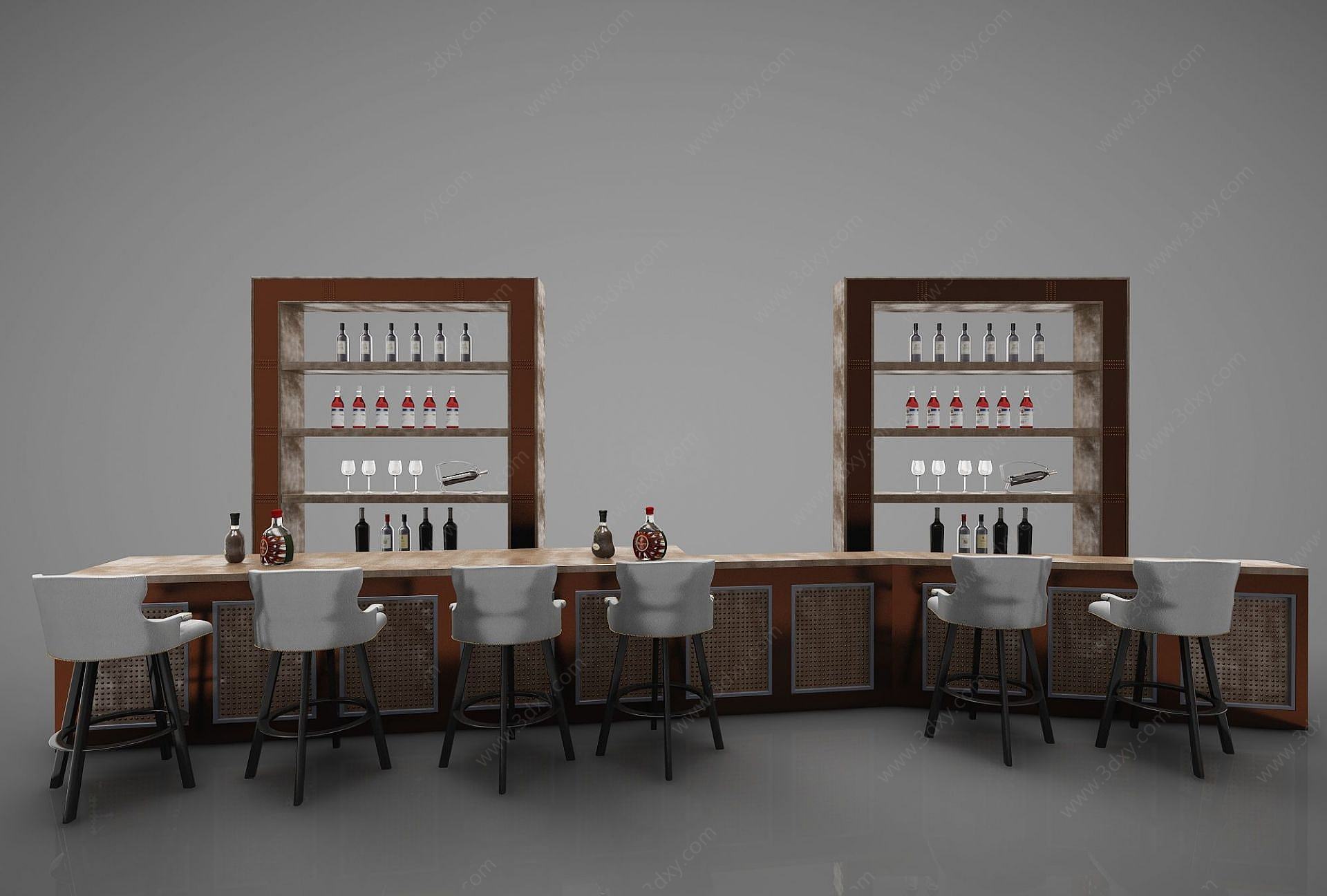 吧台酒吧3D模型