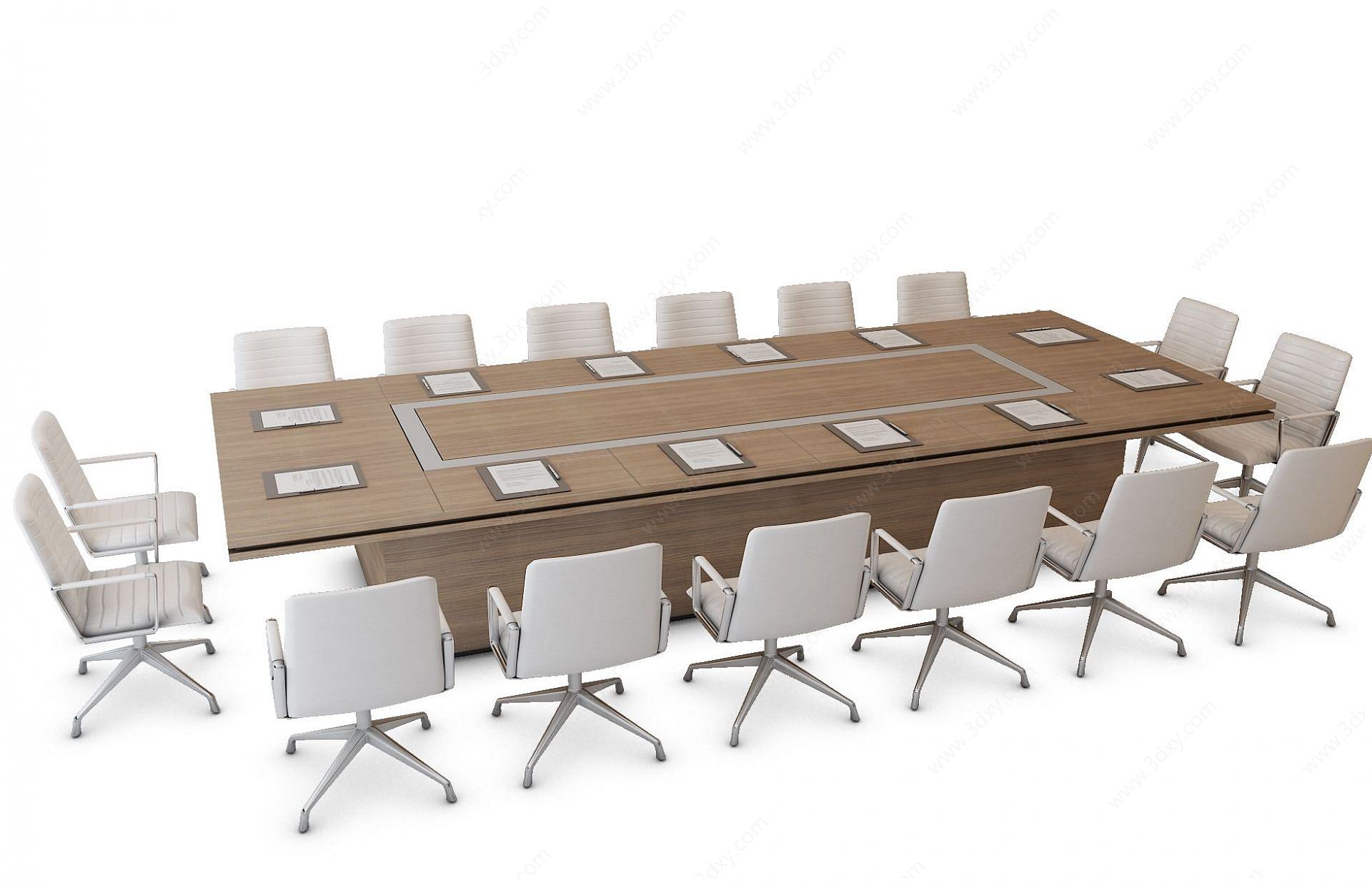 常规会议桌椅3D模型